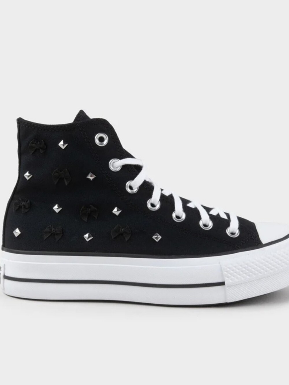 Converse Chuck Taylor All Star Lift Platform High Top Archive Stars Shoes - Picture 2 of 11